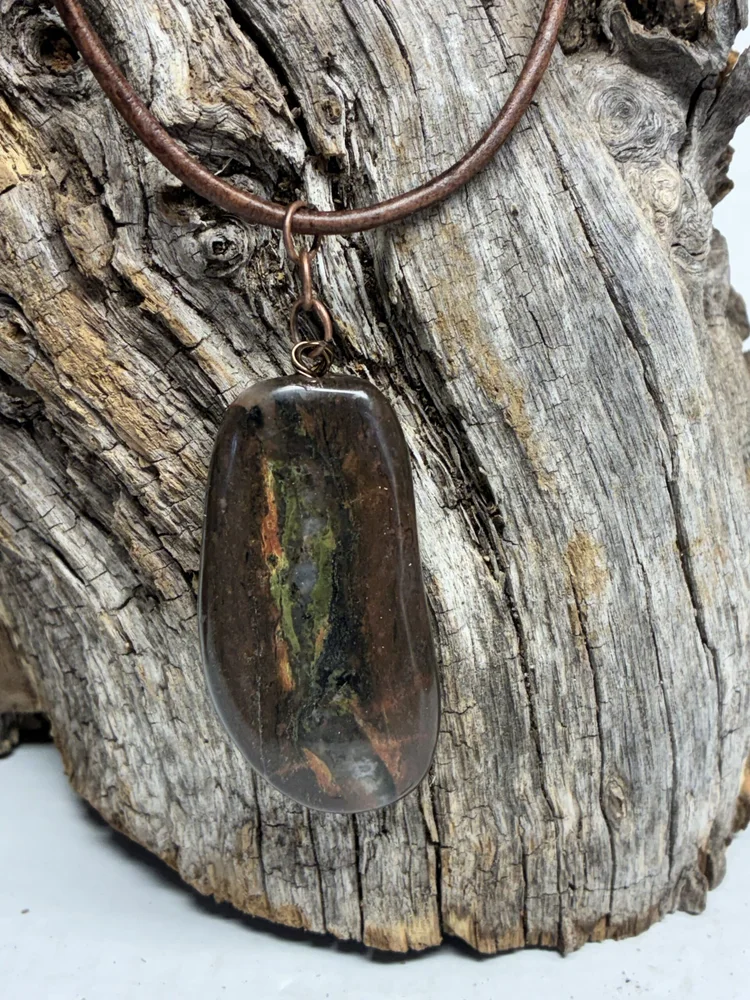 Coprolite Fossil Pendant, photo 2 of 5