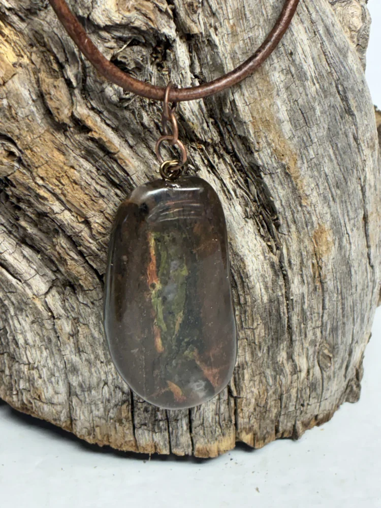 Coprolite Fossil Pendant, photo 5 of 5