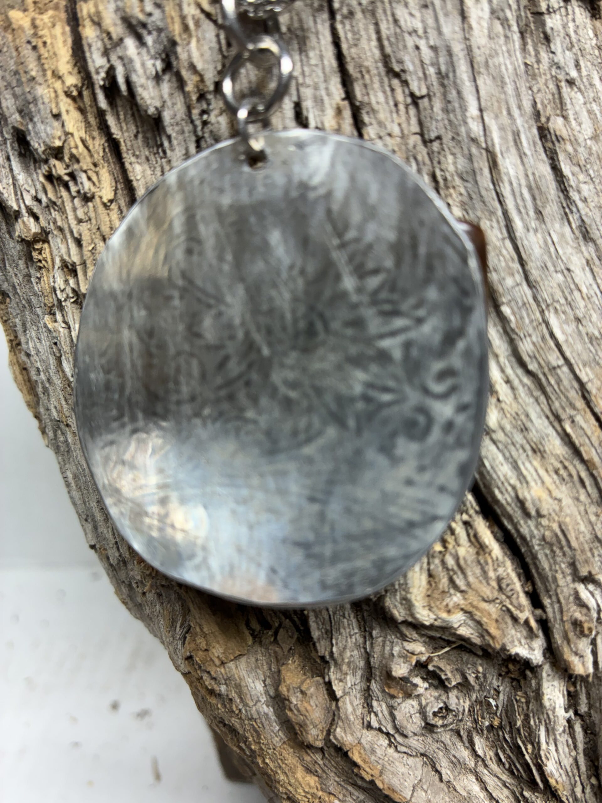 Amethyst and Wolf Tooth Sterling Silver Necklace - Image 6