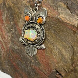 Pendant Turquoise Red Coral Coral on Antique Silver